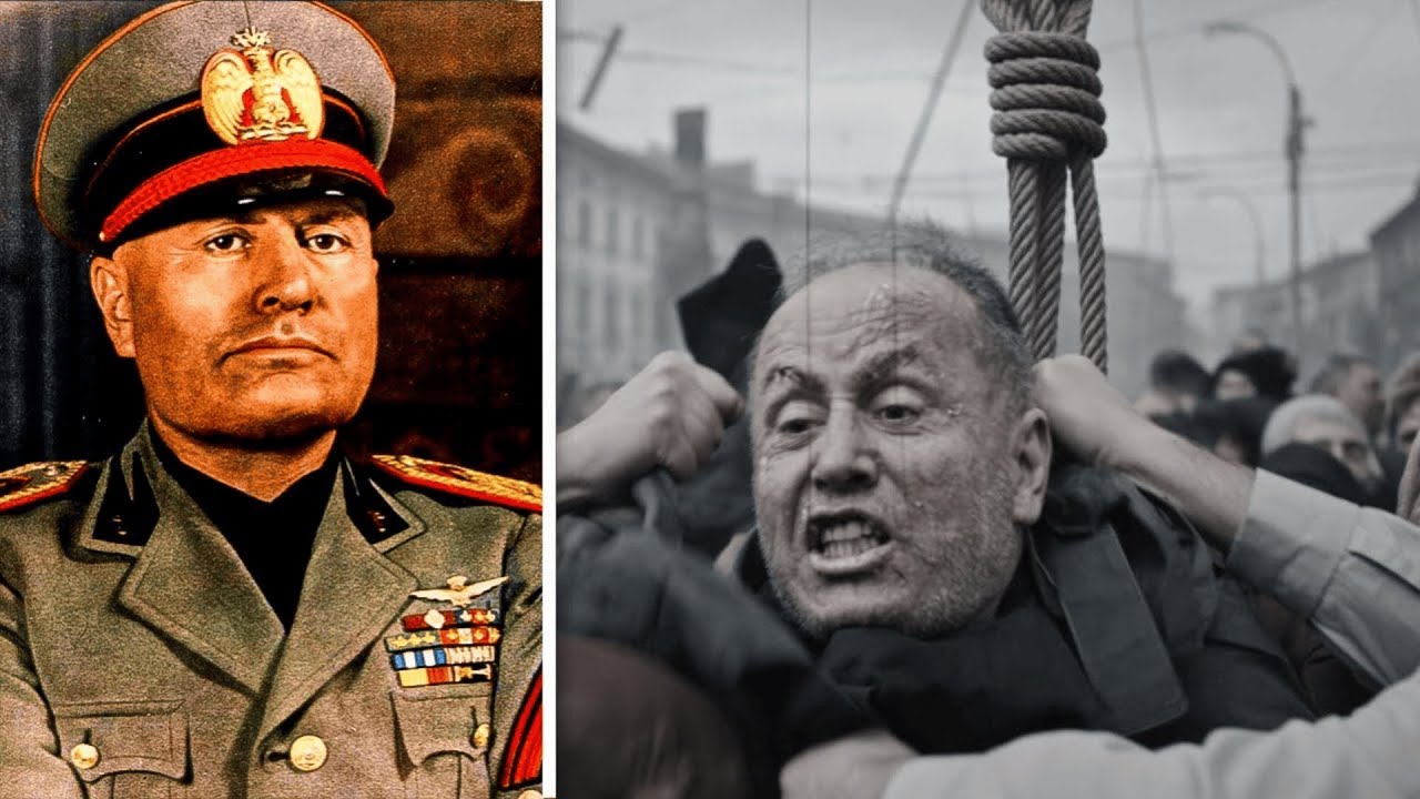 The Public EXECUTION of Benito Mussolini - HARD TO WATCH
