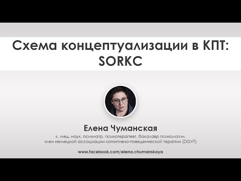 Вебинар «Концептуализация в КПТ. Схема SORKC»