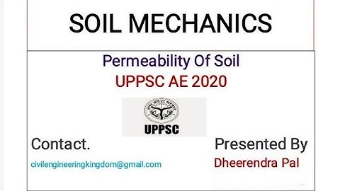 Permeability Of Soil ।। Permeability ।। Permeability Of Soil And Seepage Analysis ।। Seepage In Soil