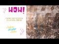 Wow gel press  rideaux cest fantastique gelpress mixedmedia