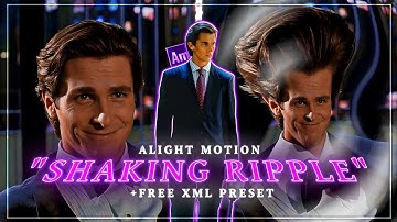 🔥Ae like Shaking Ripple Effect for Edits in ALIGHT MOTION | Free XML file ✅ | @JOKER_editszx | #fyp 