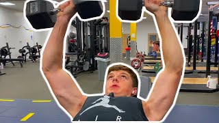 TEEN CHEST WORKOUT!!! Young Bodybuilders&#39; Pec Routine for Size!!