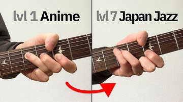 The 7 levels of Japanese guitar chords