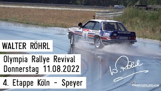 Walter Röhrl Olympia Rallye Revival 2022 Donnerstag 11.08.2022 4. Etappe