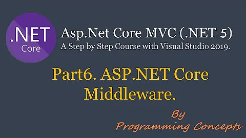 Part 6. ASP.NET Core Middleware | Request Delegate | How to use RUN, USE  MAP, USEWhen, and MAPWhen.