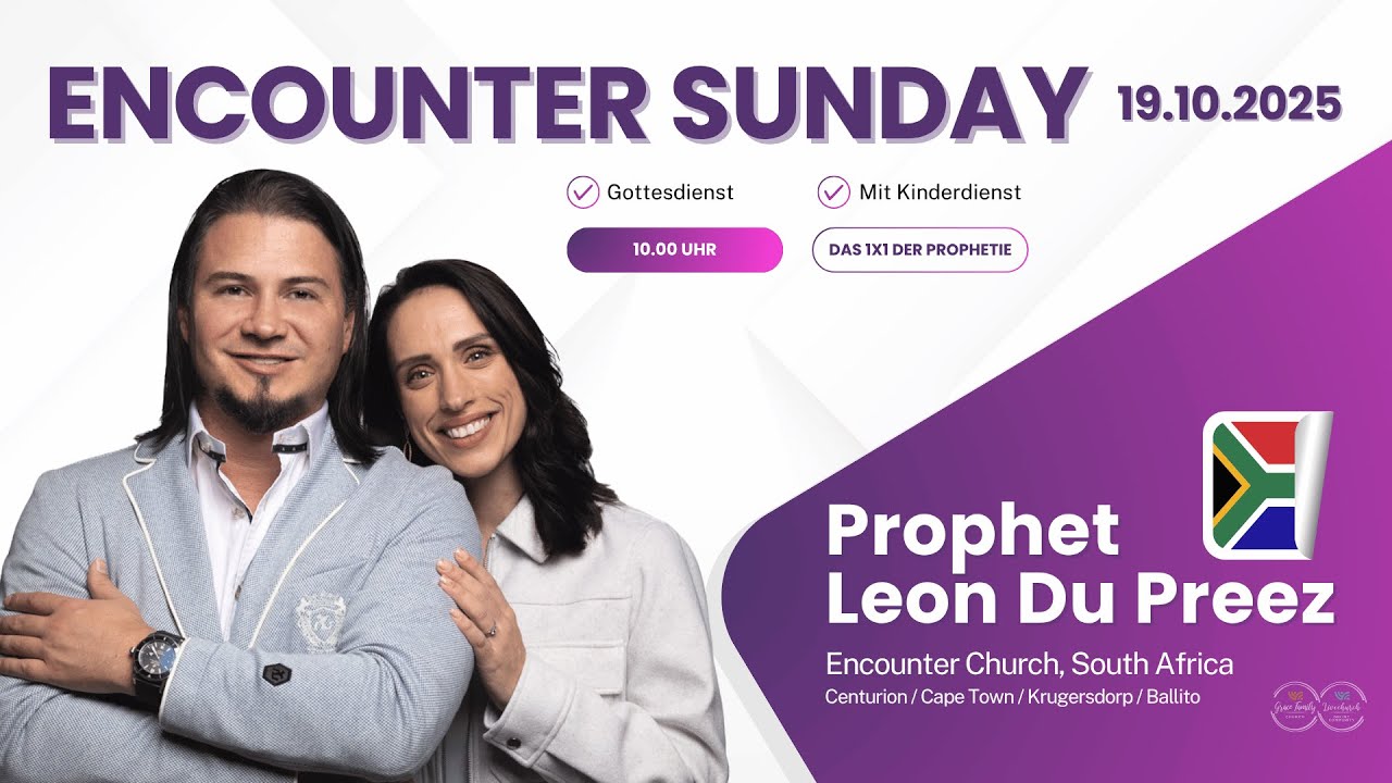 Gastsprecher Prophet Leon Du Preez, Südafrika (19.10.2025)