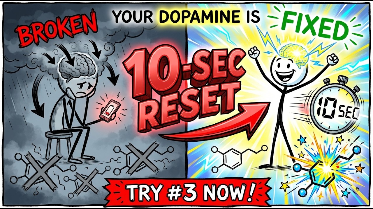 The 10 Second Dopamine Reset That Rewires Your Brain (Over 30)
