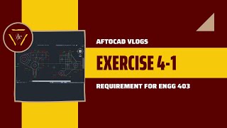 AFTOCAD: Beginner does AutoCAD Exercise 4-1 | Power Feed Bracket