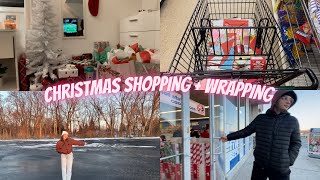 VLOGMAS DAY 21: last minute christmas shopping + wrapping