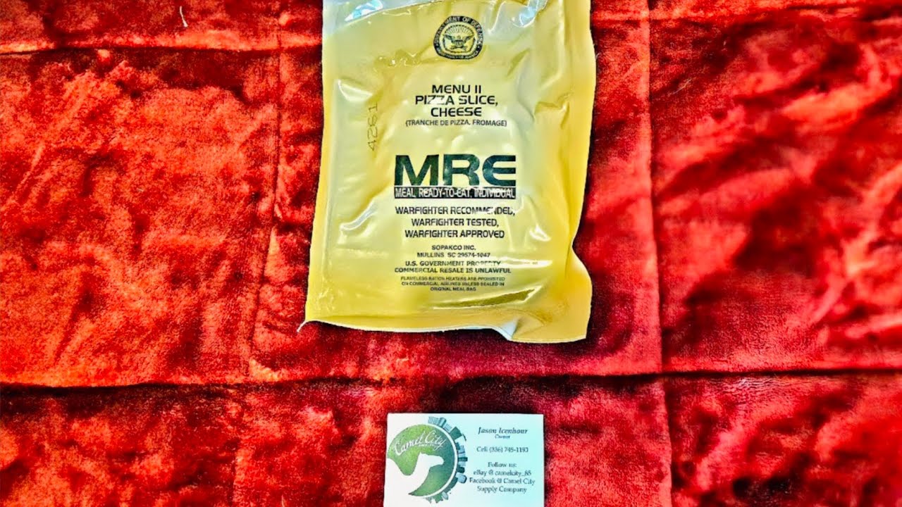 🇺🇸 2024 USMRE КУСОК ПИЦЦЫ С СЫРОМ Меню 11