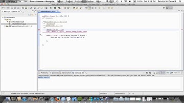 [Patrick Java Tutorials] video 1