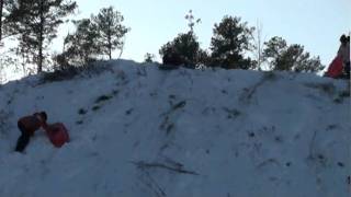 Hunter Sledding #3