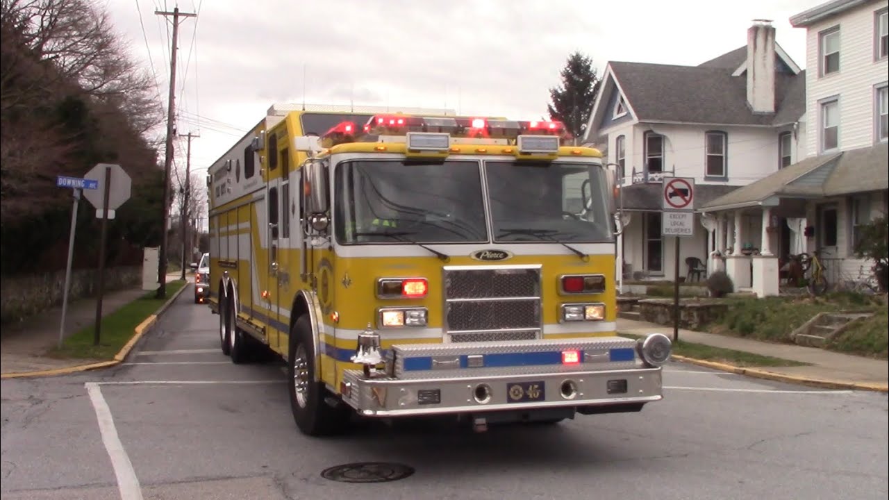 Alert Fire Company of Downingtown Rescue 45 Responding to an Accident ...