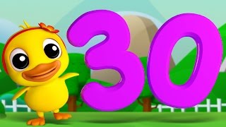 Numbers Song 1 to 30 | 3D Rhymes | Learning Number For Kids by Farmees