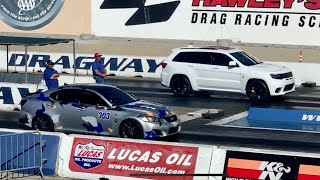 Lexus ISF vs Jeep Trackhawk