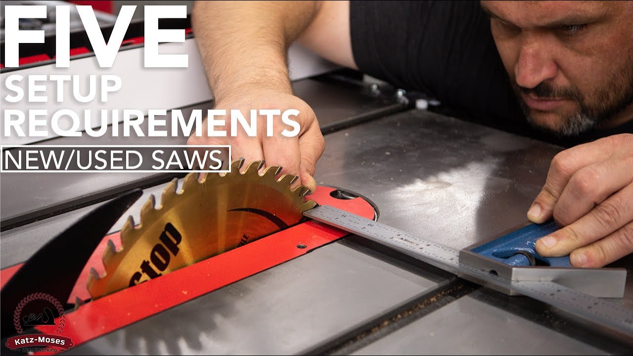 5 Must Check Items on a New or Used Table Saw - YouTube
