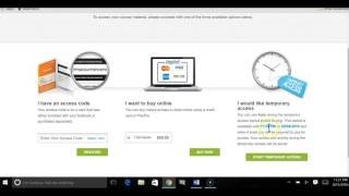 How to access Aplia the first time