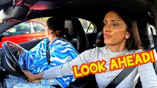 1st Driving Lesson after her driving test | I HAD to take control