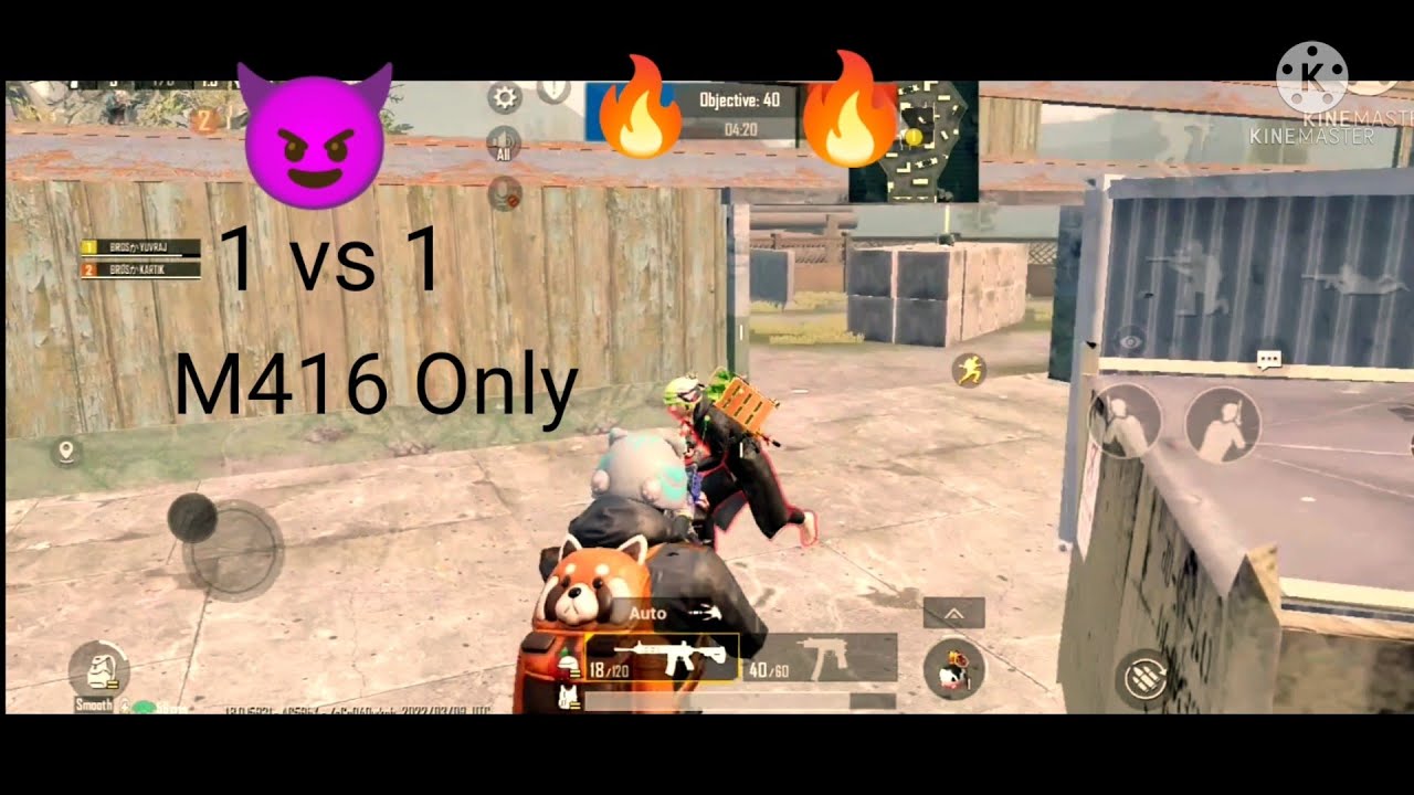 1 vs 1 Tdm m416 intense match 😈🔥🔥 - YouTube