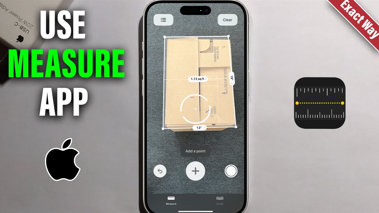 How To Use Measure App On ANY iPhone 2026 - YouTube
