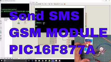 send sms using gsm module and pic microcontroller