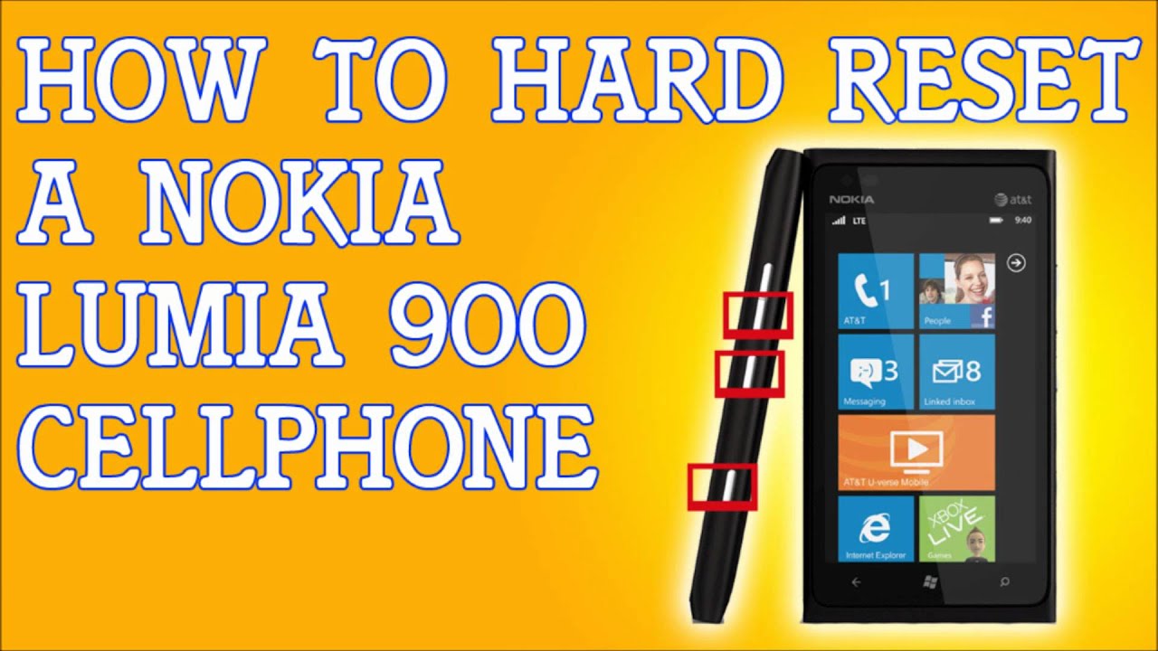 how to reset a nokia lumia