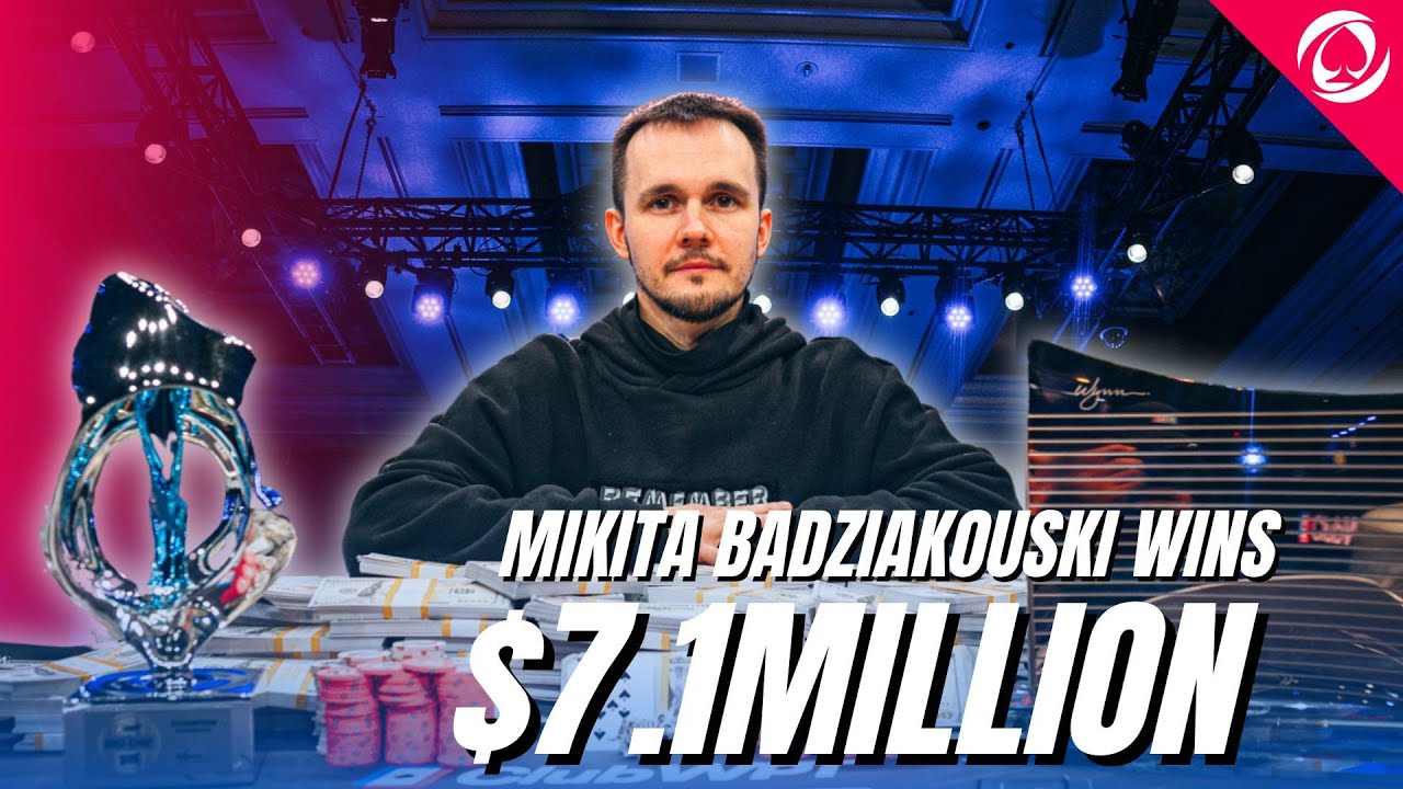 Mikita Badziakouski WINS @WorldPokerTour Big One for OneDrop! | 2023 WPT WC