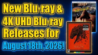 New Blu-ray 4K U Blu-ray Releases for August 18th 2026