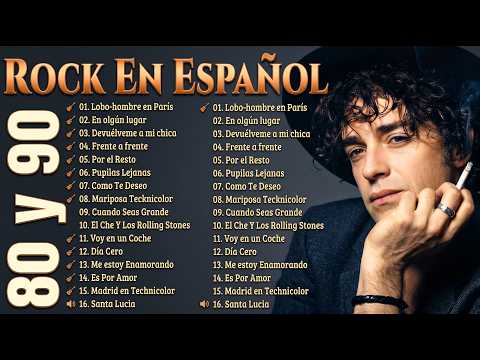 SODA STEREO, ENANITOS VERDES, HOMBRES G, CAIFANES, MANÁ - ROCK EN ESPAÑOL DE LOS 80 Y 90 MIX ÉXITOS