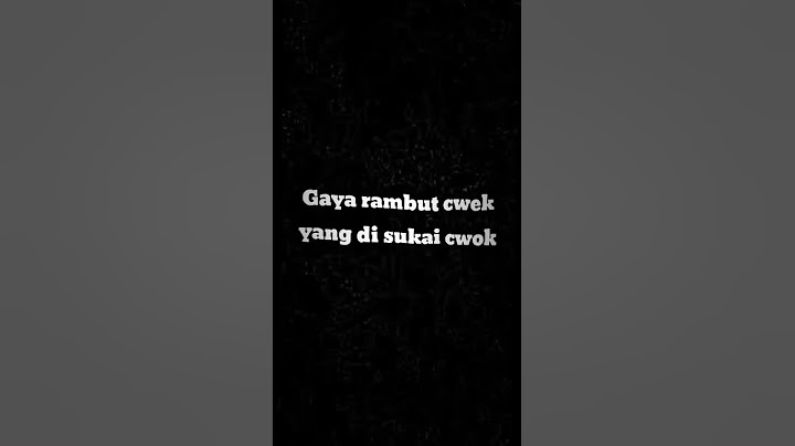 gaya rambut cewek yang disukai cowok ❤️