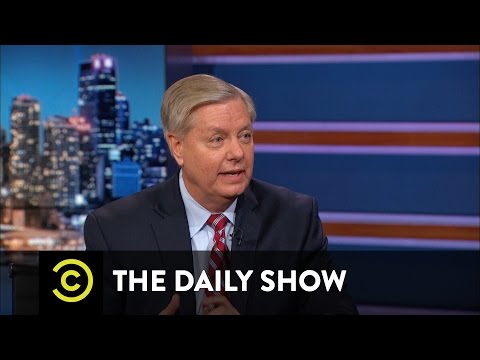 Lindsey Graham - The Senator Picks His Poison: Ted Cruz vs. Donald Trump: The Daily Show