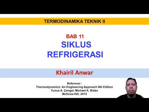 Termodinamika Teknik II: Siklus Refrigerasi / Mesin Pendingin (Part 1)