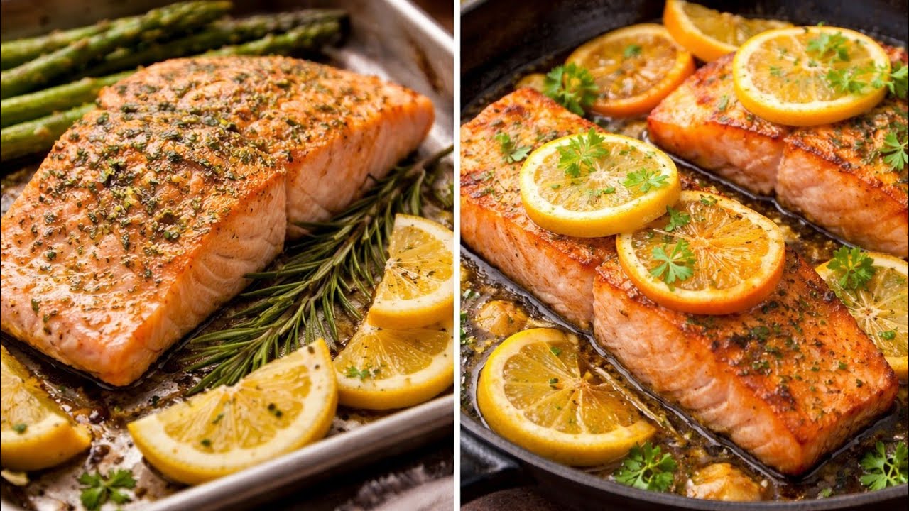 Łosoś zrobiony na dwa sposoby | Filon4you