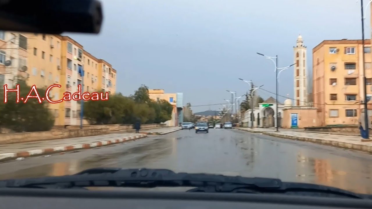 تيارت اليوم 🌧️ 24 فيفري 2023 جولة في أجمل شوارع المدينة