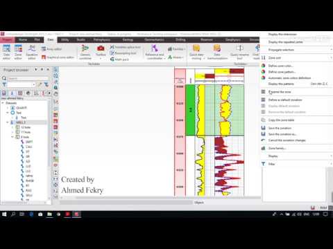 3- Curve smoothing , depth shift and Zonation