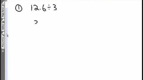 Video 25 - Order of Operations and Decimals 1 - Concept