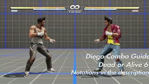 Diego Combo Guide / Dead Or Alive 6