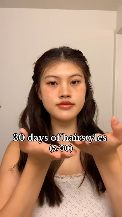 Braided half up tutorial #hair #hairstyle #hairtok #hairstyles #hairtutorial #hairtutorials #braids