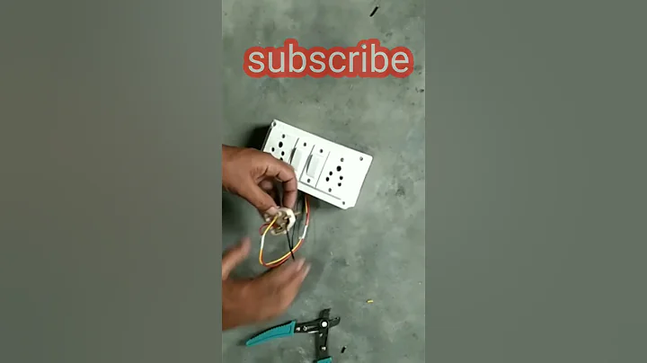 2 switch  2 socket electric board connection.#short