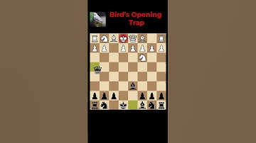 Bird’s opening chess trap | Only for beginners #chess #trap #views #viral #viralvideo #shorts