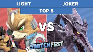 Switchfest 2019 - Rogue | Light (Fox) Vs CE | Joker (Samus, Ridley) Losers Top 8 - Smash Ultimate