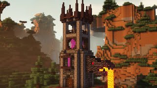 Famous Minecraft: How To Build A Nether Dragon Tower | Easy Tutorial Wealth
