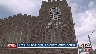 Local churches step up security after shooting