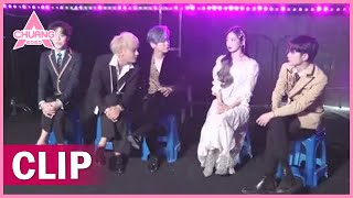 【Backstage】Zhou Zhennan and Meng Meiqi whisper? 周震南孟美岐说起了悄悄话？ | 创造营 CHUANG 2020