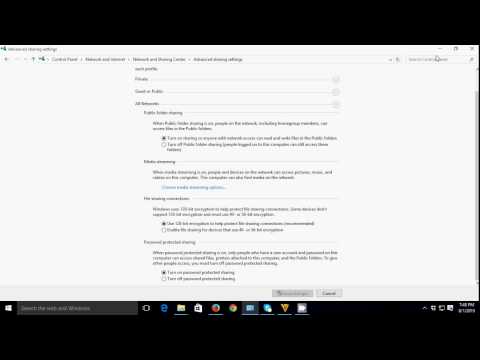 Can't turn off Password Protected Sharing on Windows 10 SOLVED!!! | Foci