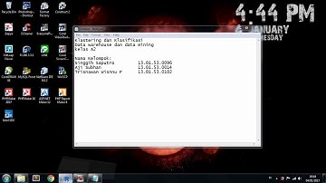 Klastering dan klasifikasi data warehouse dan data mining (UNISBANK)