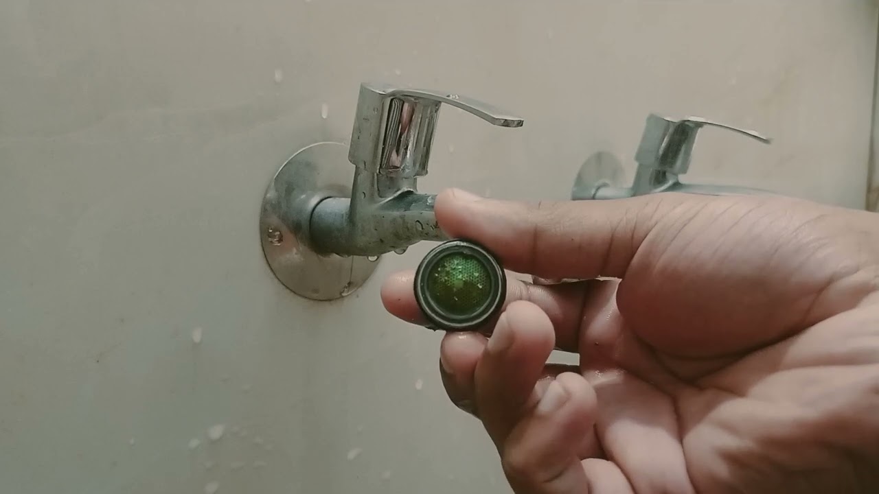 How to clean water tap filter 