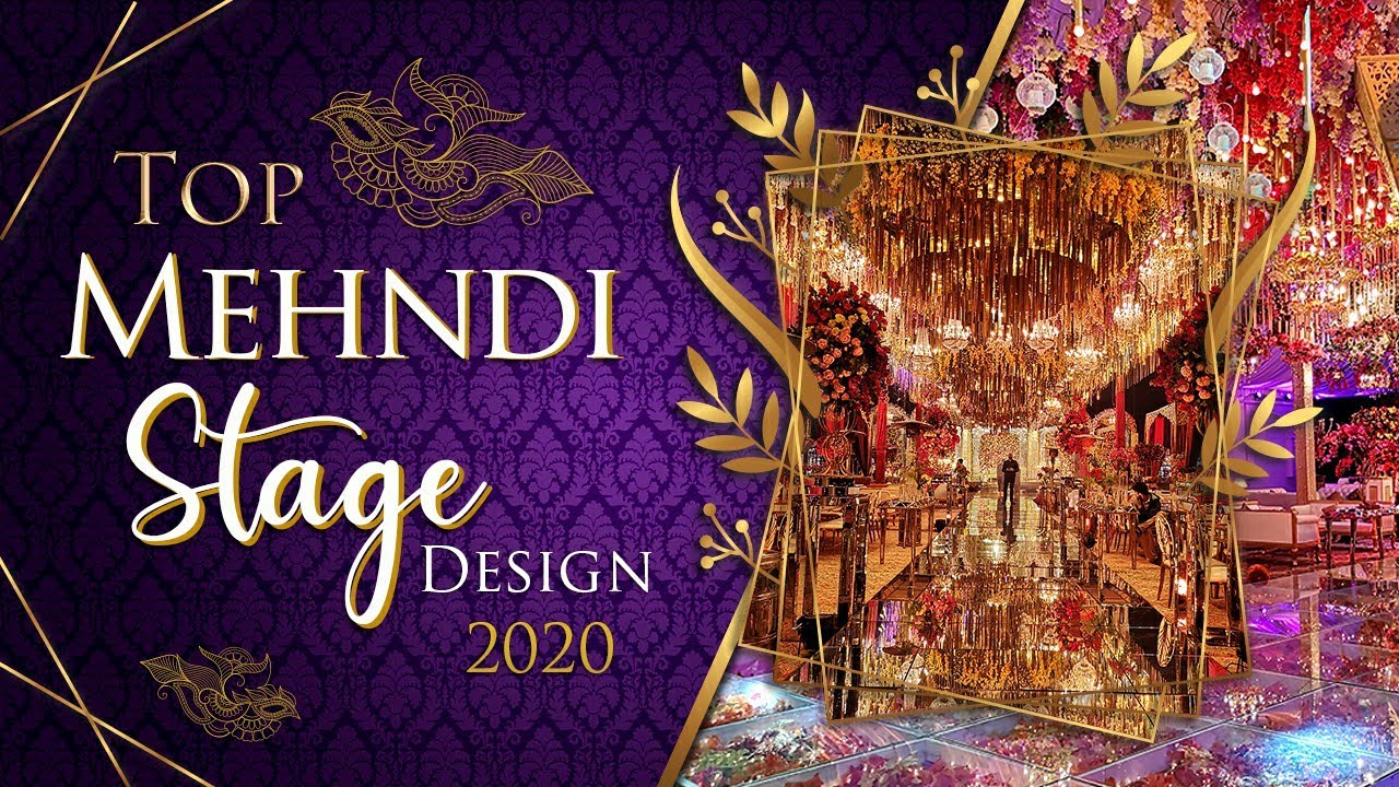 25 Top Pakistani Weddings Mehndi Stages Design ideas | Tulips Events Decor