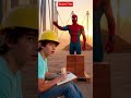 Spider Man Gives Construction Worker’s Son an