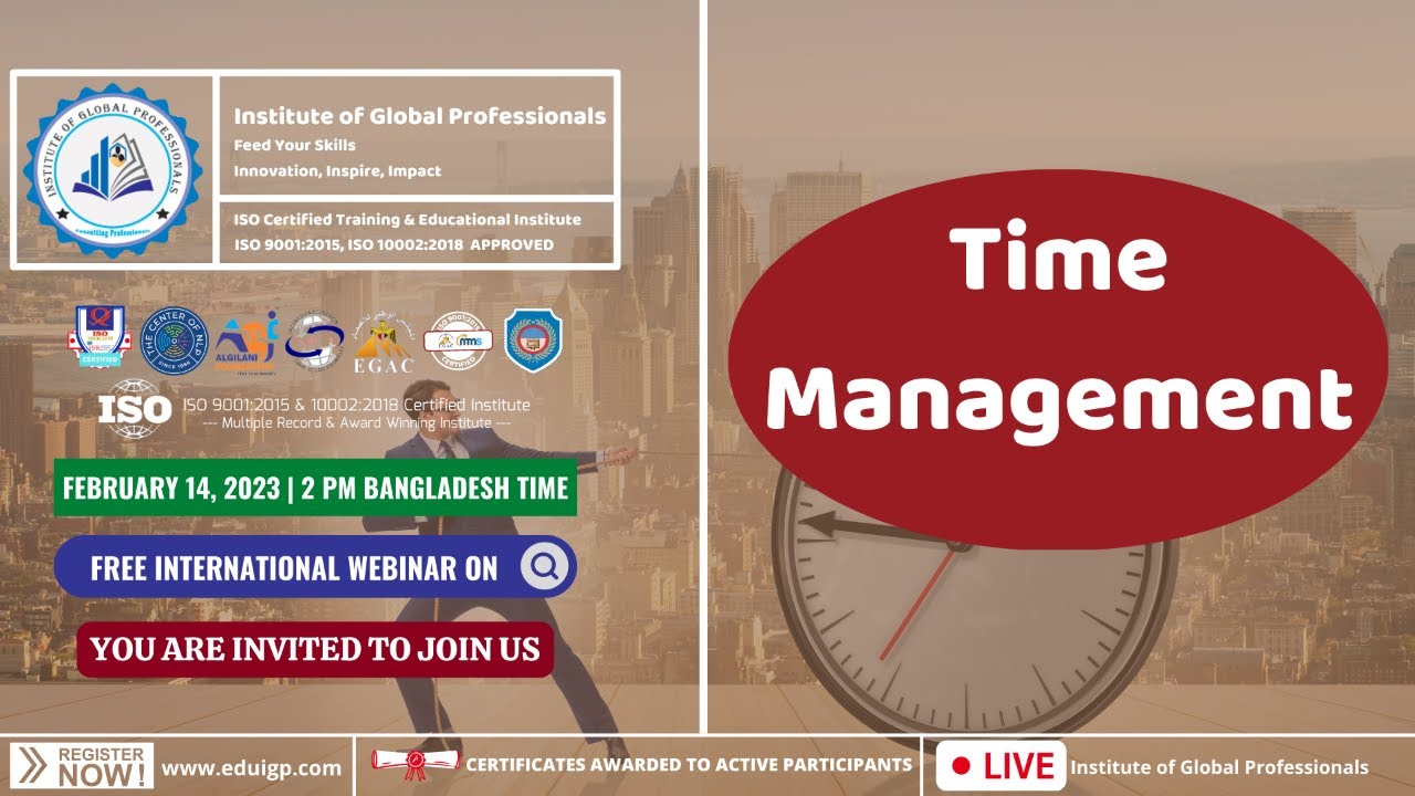 Time Management - YouTube
